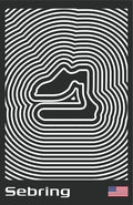 12 Hours of Sebring Poster – Line Series