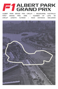 Albert Park Circuit Poster – Picture Series