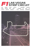 Las Vegas Strip Circuit Poster – Picture Series