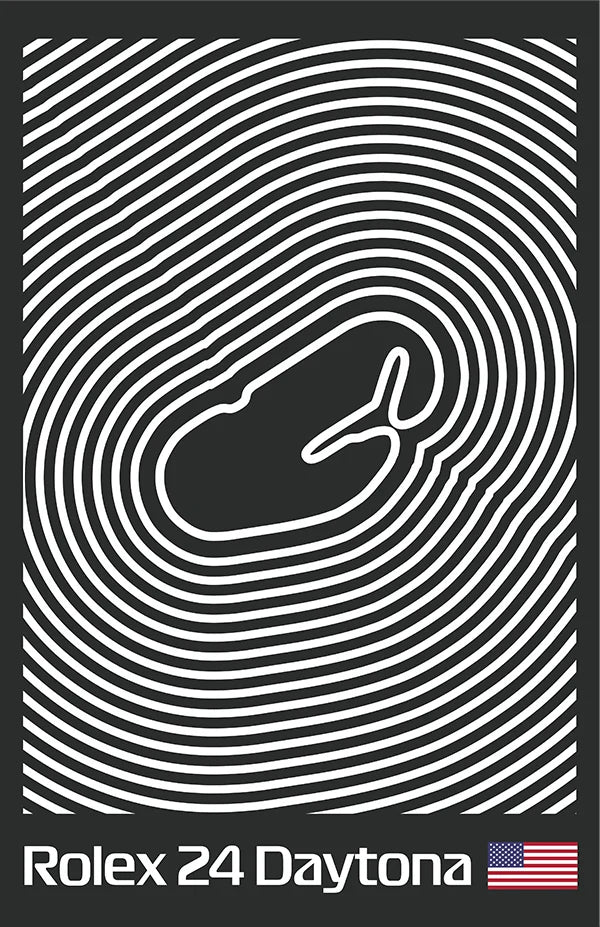 Rolex 24 at Daytona Poster – Line Series
